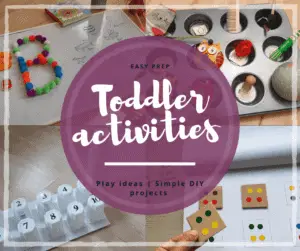 Easy toddler activities