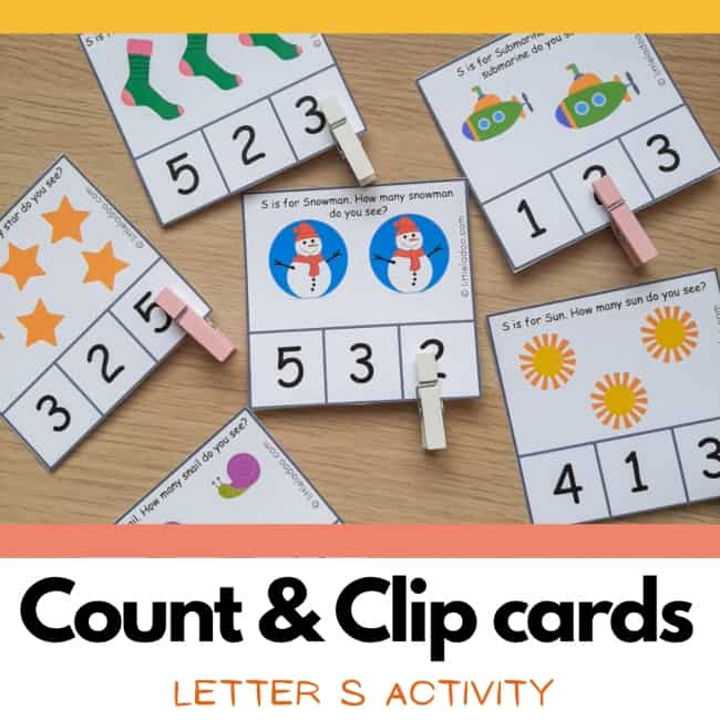 Count & Clip cards 