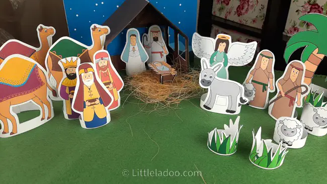 DIY Nativity scene