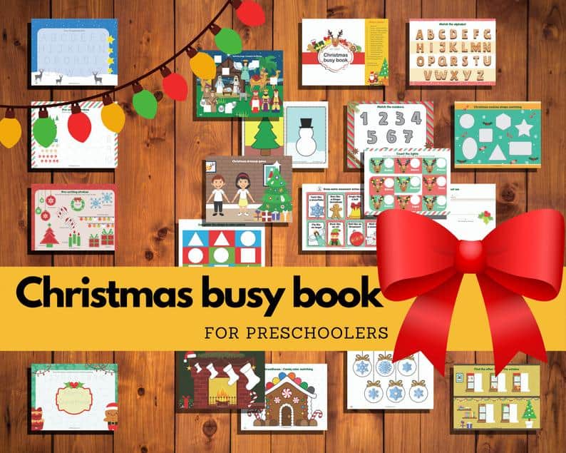 Christmas busy book