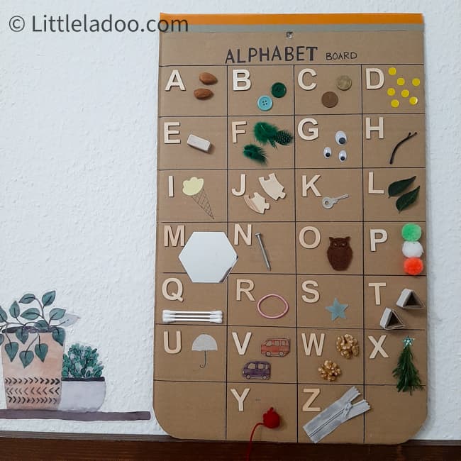 alphabet poster / board