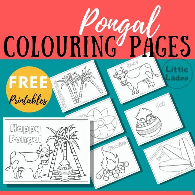 Pongal Colouring pages