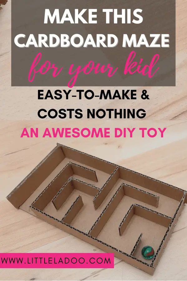cardboard toy for toddlers