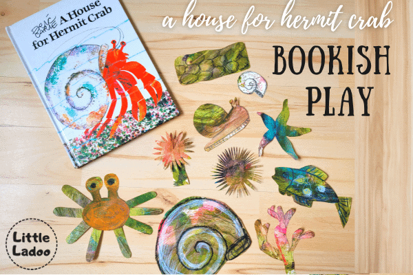 A house for hermit crab bookish play